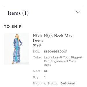 Lilly Pulitzer Nikia High Neck Maxi Dress